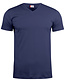 T-shirt met V-hals 145g/m² Kleur: Dark navy (580), Maat: XL