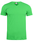 T-shirt met V-hals 145g/m² Kleur: Appelgroen (605), Maat: 2XL