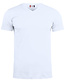 T-shirt met V-hals 145g/m² Kleur: Wit (00), Maat: 2XL