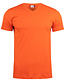 T-shirt met V-hals 145g/m² Kleur: Diep oranje (18), Maat: XL