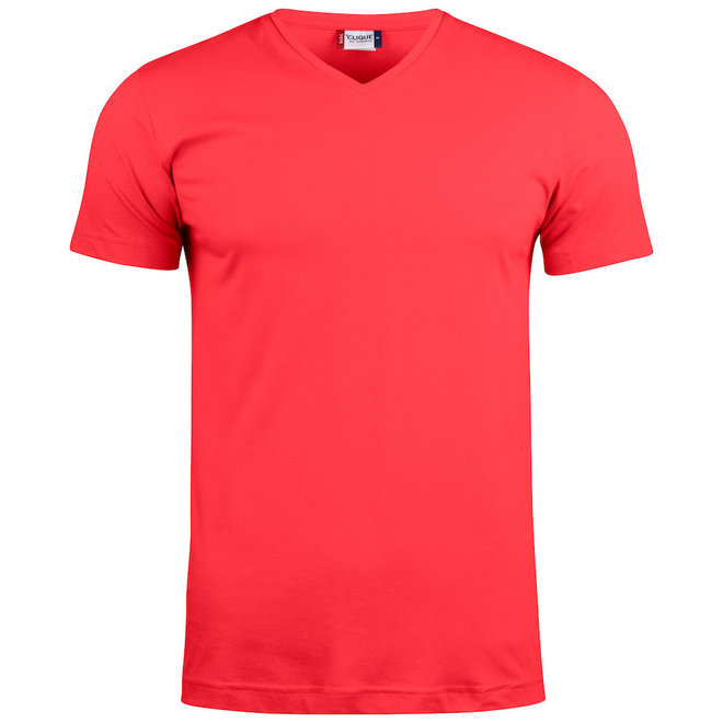 T-shirt met V-hals 145g/m²