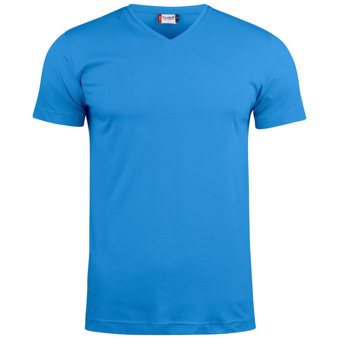 T-shirt met V-hals 145g/m²