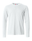 T-shirt met lange mouwen heren Clique Kleur: Wit (00), Maat: XS