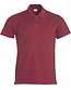 Katoenen poloshirt heren Clique Kleur: Bordeaux (38), Maat: M