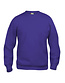 Basic sweater Clique Kleur: Helder lila (44), Maat: XS