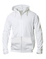 Hoodie met rits heren Clique Kleur: Wit (00), Maat: L