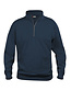 Basic werktrui met rits Clique Kleur: Dark navy (580), Maat: S