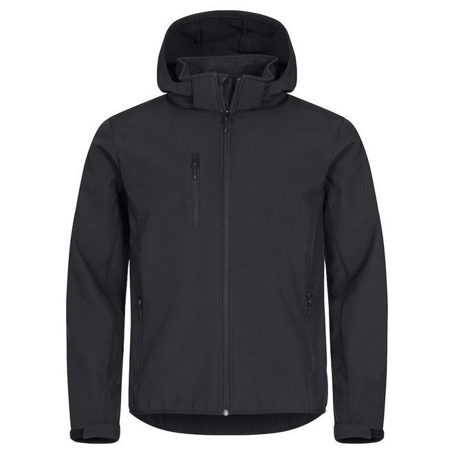 Clique Classic Softshell jas met capuchon