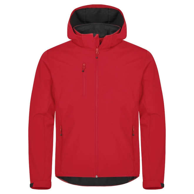 Clique Classic Softshell jas met capuchon