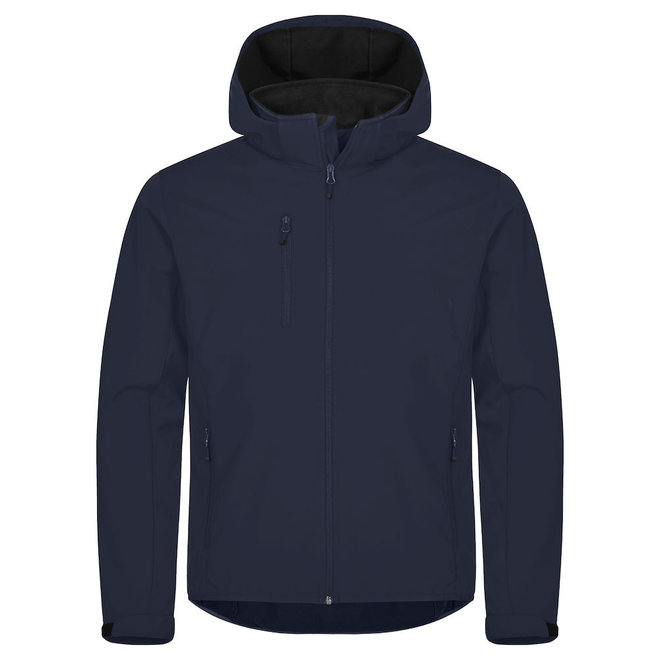 Clique Classic Softshell jas met capuchon