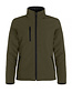 Clique Gevoerde  softshell jas dames Kleur: Misgroen (75), Maat: XS