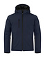 Clique Gevoerde softshell jas met capuchon Kleur: Dark navy (580), Maat: XS