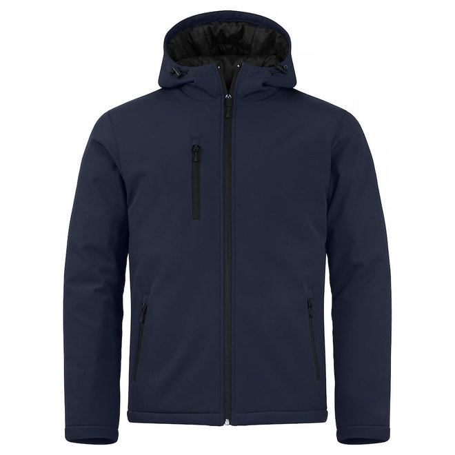 Clique Gevoerde softshell jas met capuchon