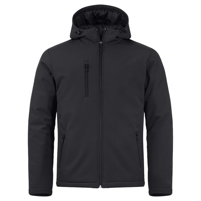 Clique Gevoerde softshell jas met capuchon