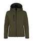 Clique Gevoerde  softshell jas met capuchon dames Kleur: Misgroen (75), Maat: 2XL