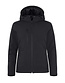 Clique Gevoerde  softshell jas met capuchon dames Kleur: Zwart (99), Maat: M