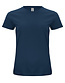 Dames T-shirt 100% biologisch katoen Classic Kleur: Dark navy (580), Maat: M