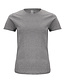 Dames T-shirt 100% biologisch katoen Classic Kleur: Grijsmelange (95), Maat: 2XL