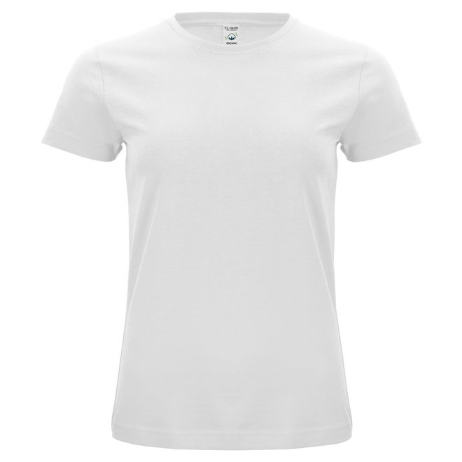 Dames T-shirt 100% biologisch katoen Classic