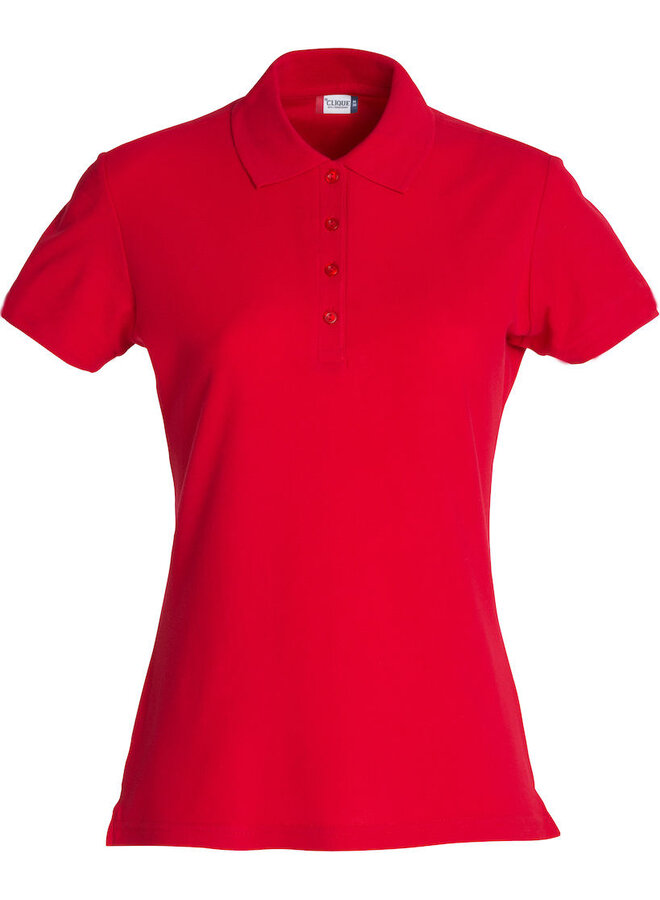 Basic dames polo katoen