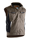 Gevoerde bodywarmer Jobman 7517 Kleur: khaki (1400), Maat: XL