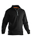 Halfzip sweatshirt Jobman 5401 Kleur: zwart (9900), Maat: M