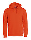 Basic hoody Clique Kleur: Diep oranje (18), Maat: XL