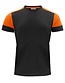 PRINTER Prime T-shirt Kleur: zwart/oranje (9030), Maat: 4XL