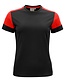 PRINTER Prime T-shirt  dames Kleur: zwart/rood (9040), Maat: S
