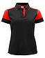 PRINTER Prime polo dames Kleur: zwart/rood (9040), Maat: S