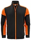 PRINTER Prime sweatvest Kleur: zwart/oranje (9030), Maat: S