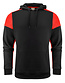 PRINTER Prime hoodie Kleur: zwart/rood (9040), Maat: 4XL