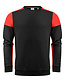 PRINTER Prime crewneck Kleur: zwart/rood (9040), Maat: 3XL