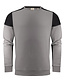 PRINTER Prime crewneck Kleur: staalgrijs/zwart (9390), Maat: S