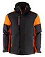 PRINTER Prime gevoerde softshell jas Kleur: zwart/oranje (9030), Maat: 4XL