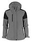 PRINTER Prime gevoerde softshell jas dames Kleur: staalgrijs/zwart (9390), Maat: XS