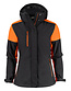 PRINTER Prime gevoerde softshell jas dames Kleur: zwart/oranje (9030), Maat: XS