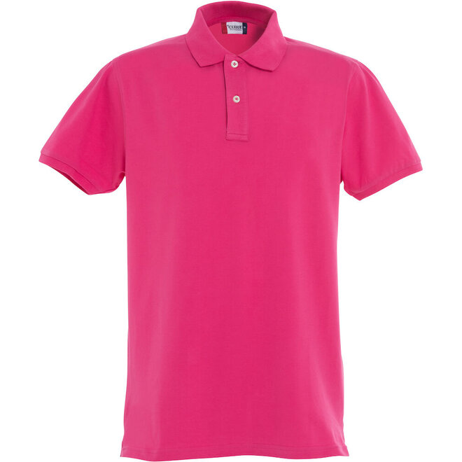 Stretch polo heren Clique premium