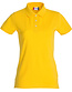 Dames poloshirt met stretch Clique Kleur: Lemon (10), Maat: 2XL