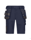 DASSY® Aurax stretch korte werkbroek met toolzakken Kleur: nachtblauw/antracietgrijs (6847), Maat: NL: 60 / BE: 56