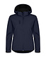 Clique Classic Softshell jas met capuchon dames Kleur: Dark navy (580), Maat: XS