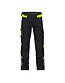 DASSY® Canton Stretch Werkbroek Met Kniezakken Kleur: zwart/fluogeel (6790), Maat: NL: 58 / BE: 54	