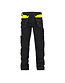 DASSY® Shanghai Stretch Werkbroek Met Toolzakken En Kniezakken Kleur: zwart/fluogeel (6790), Maat: NL: 64 / BE: 62	