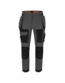 HEROCK® Sparo slim fit stretch werkbroek met toolzakken Kleur: antraciet/zwart, Maat: NL: 46 / BE: 40