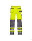 DASSY® Glasgow werkbroek high vis Kleur: fluogeel/cementgrijs (6941)		, Maat: NL: 53 / BE: 48