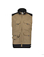 DASSY® Faro bodywarmer zomer Kleur: beige/zwart (6571), Maat: 3XL