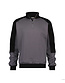 DASSY® Basiel sweater Kleur: cementgrijs/zwart (6471), Maat: S
