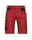 DASSY® Axis stretch korte werkbroek Kleur: rood/zwart (6674), Maat: NL: 44 / BE: 38