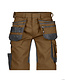 DASSY® Trix stretch korte werkbroek met toolzakken Kleur: leembruin/antracietgrijs (6541), Maat: NL: 64 / BE: 62