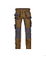 DASSY® Flux stretch werkbroek met toolzakken en kniezakken Kleur: leembruin/antracietgrijs (6541), Maat: NL: 62 / BE: 58